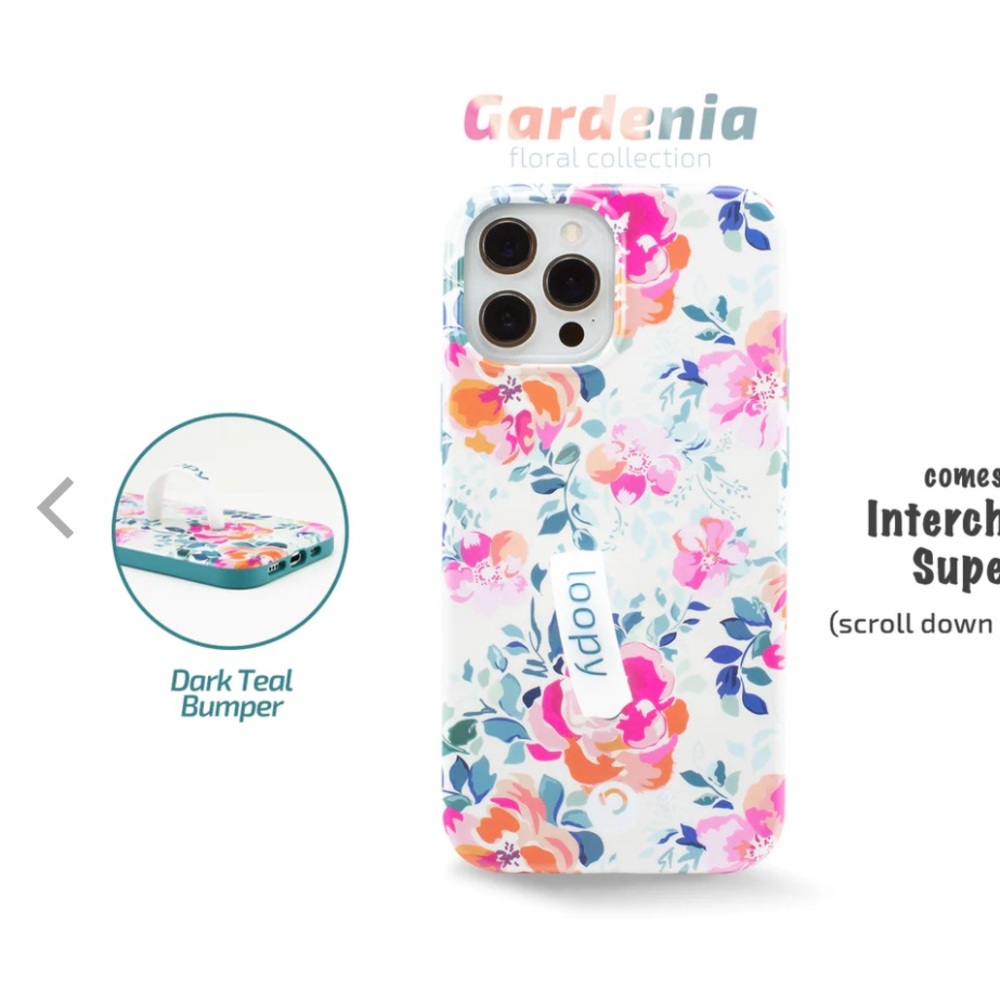 *SOLD* Gardenia loppy case iphone 12 pro max